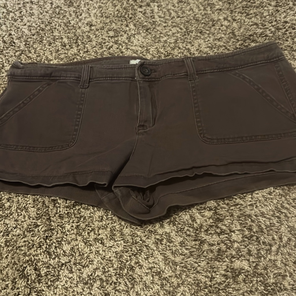 Brown dress shorts